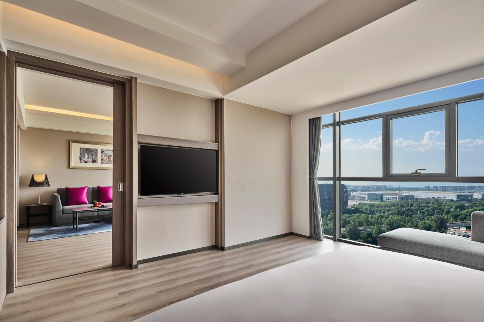 Crowne Plaza Beijing International Airport By Ihg Otel Shunyi Dış mekan fotoğraf