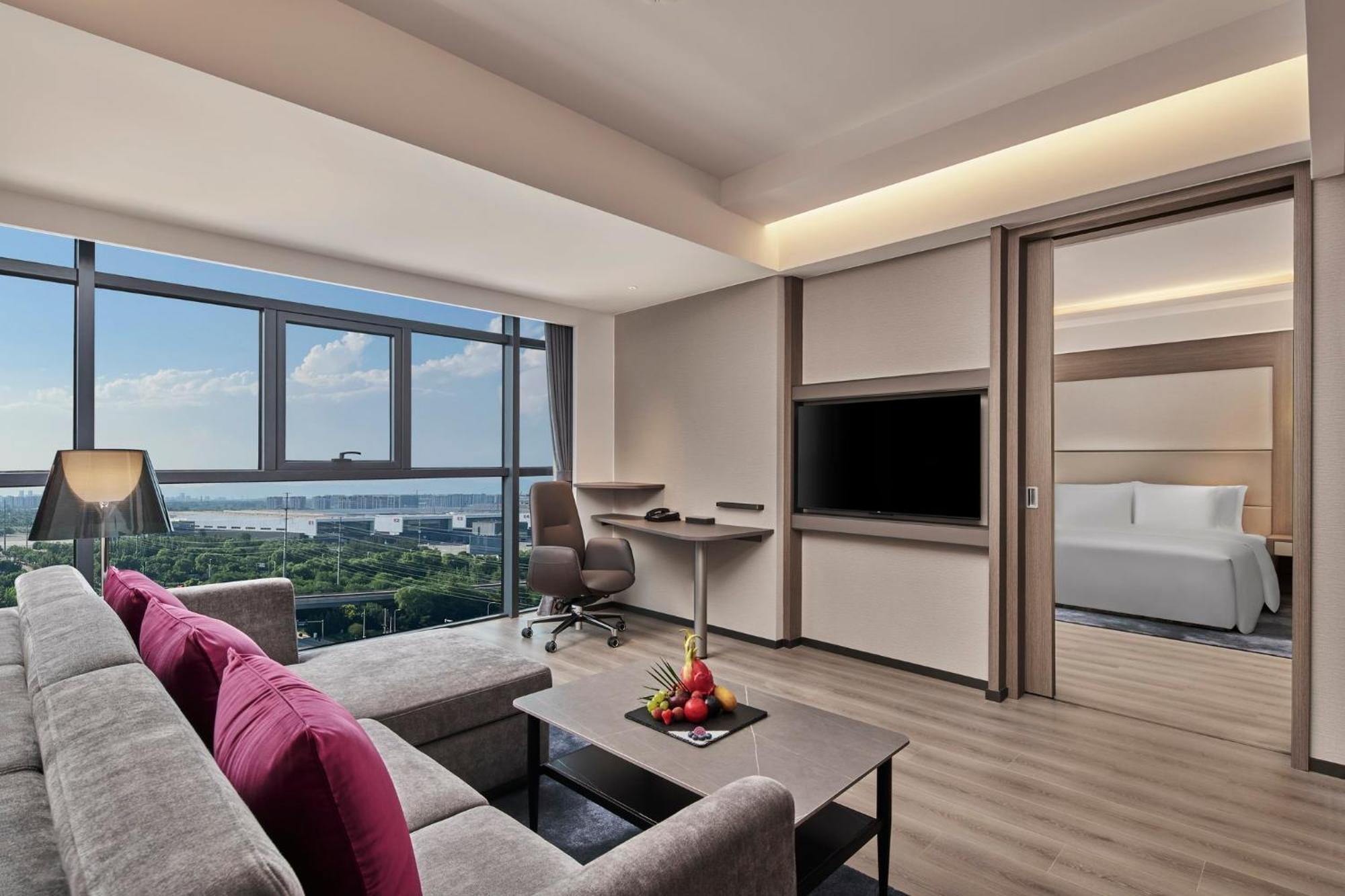 Crowne Plaza Beijing International Airport By Ihg Otel Shunyi Dış mekan fotoğraf