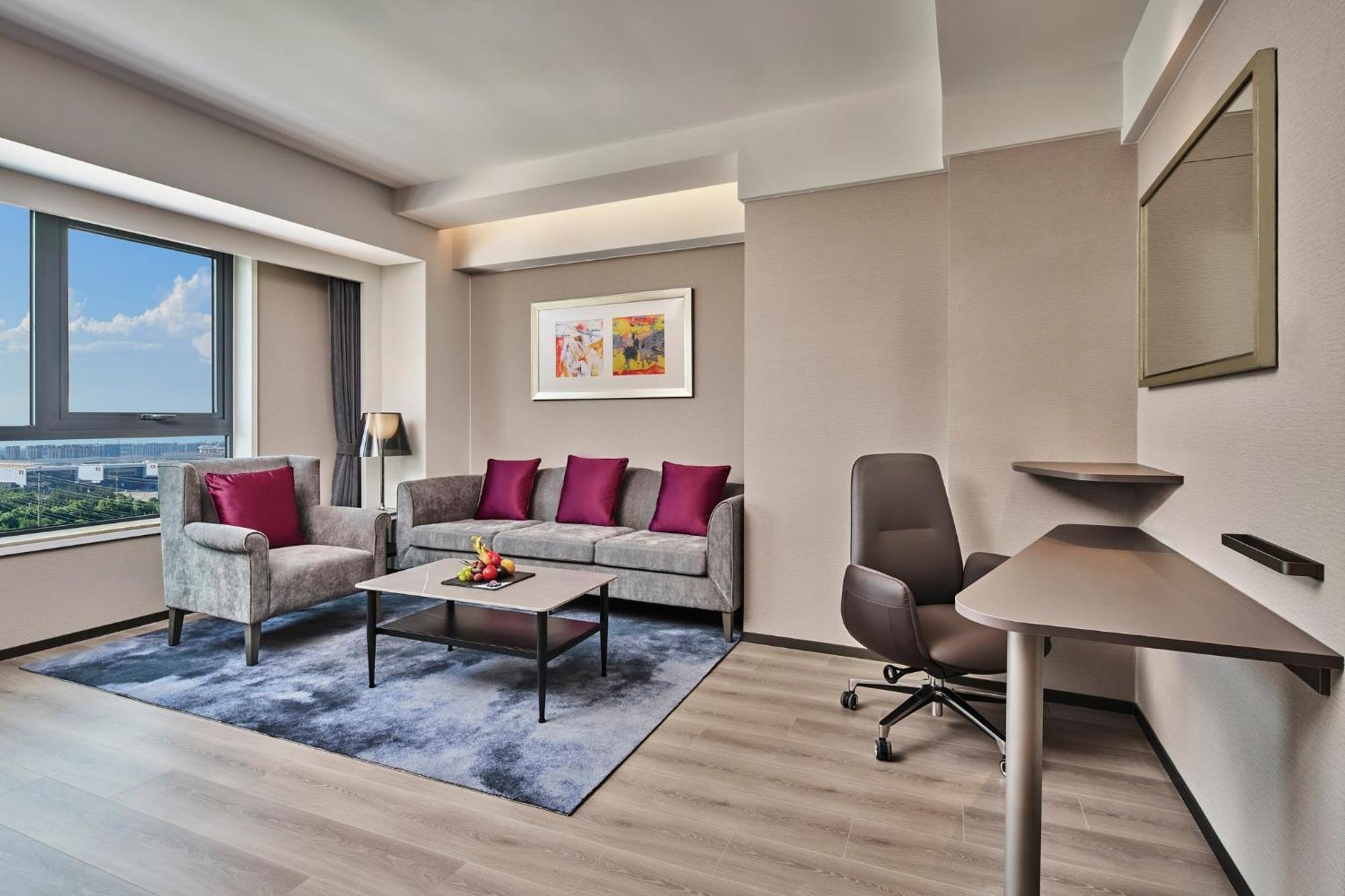 Crowne Plaza Beijing International Airport By Ihg Otel Shunyi Dış mekan fotoğraf